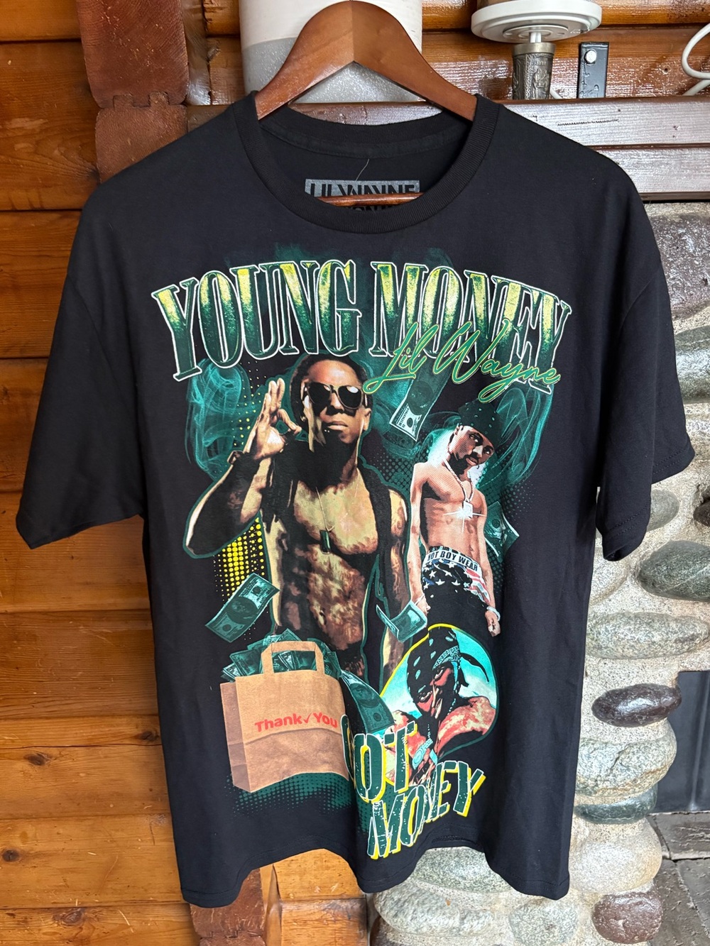 Lil Wayne Got Money Young Money Graphic Tee Spencer’s NWT Size L